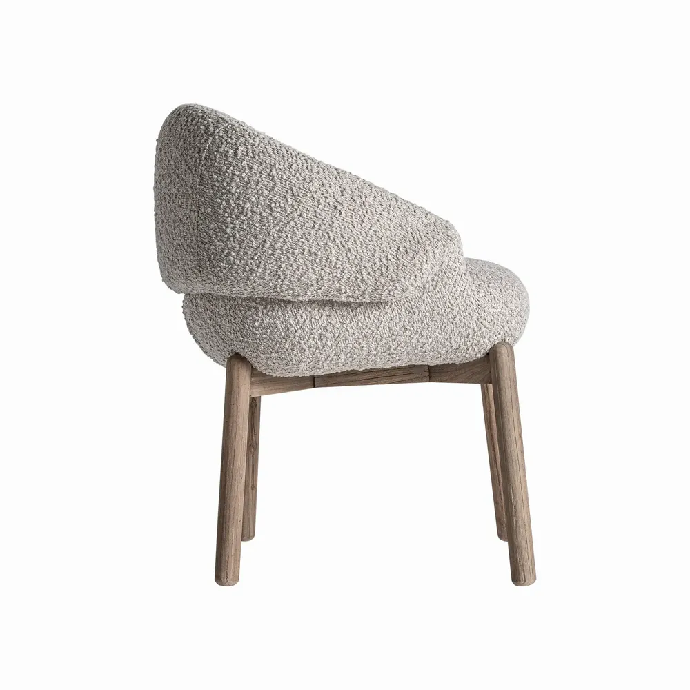 Chairs - Chair in oak wood off brown colour in 63x60x73 cm - VICAL
