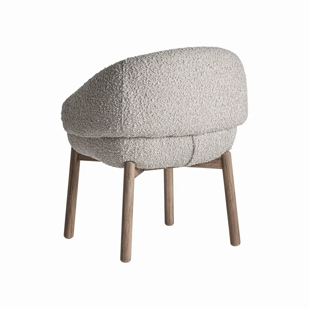 Chairs - Chair in oak wood off brown colour in 63x60x73 cm - VICAL