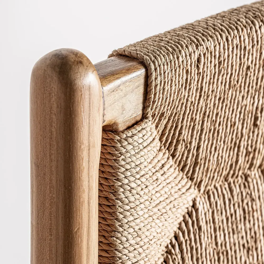 Stools - Stool in teak wood off brown colour in 46x49x105 cm - VICAL