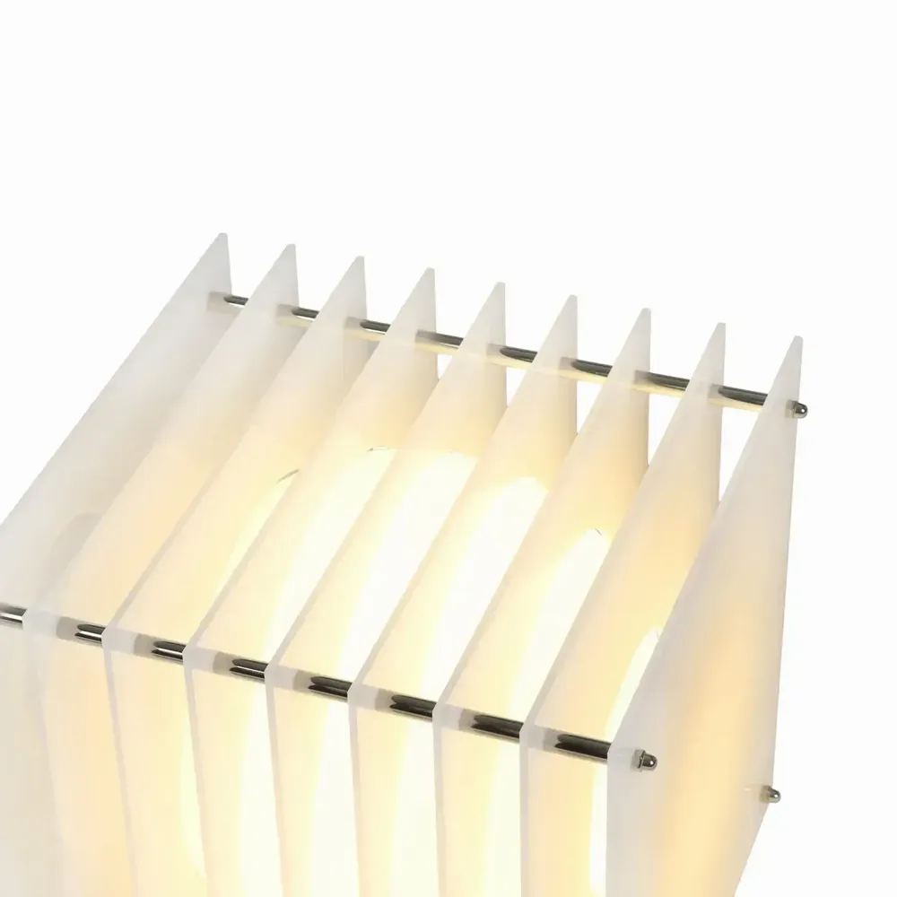 Desk lamps - LOP lamp big square in milky acrylic - BANG