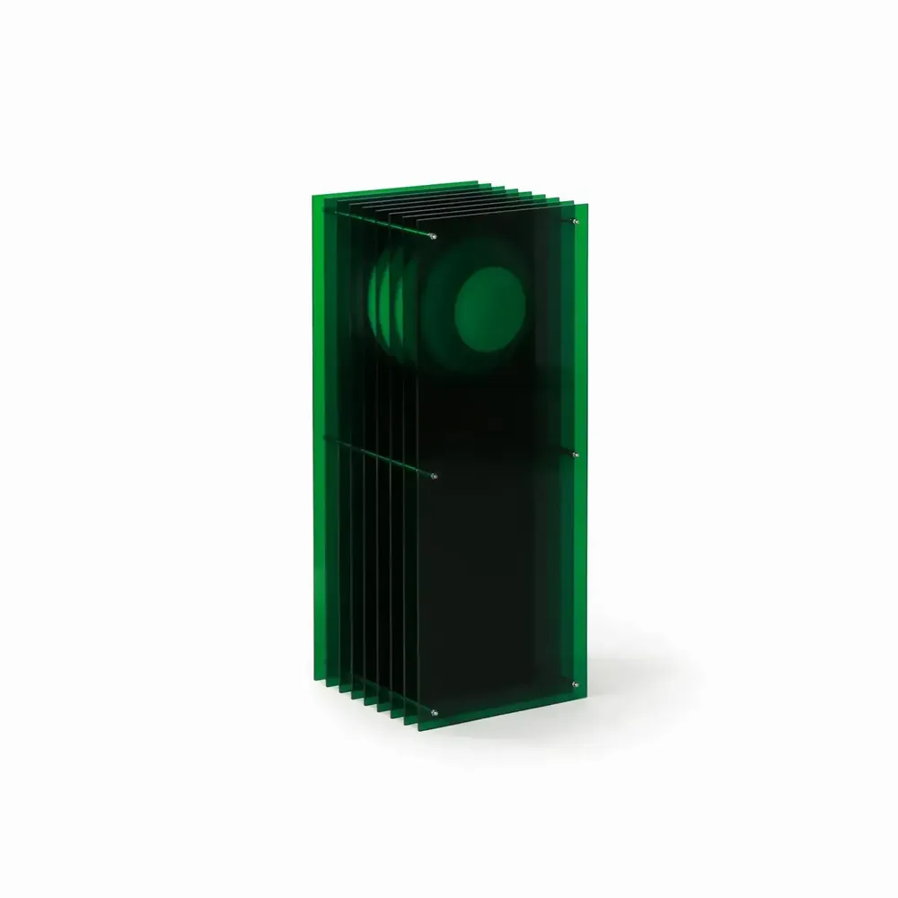 Desk lamps - LOP lamp big rectangle in green acrylic - BANG