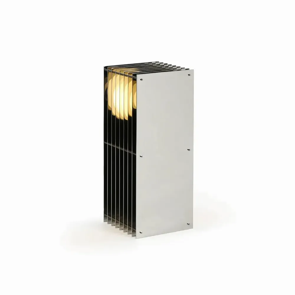 Desk lamps - LOP lamp big rectangle in mirror polished stainless steel - BANG