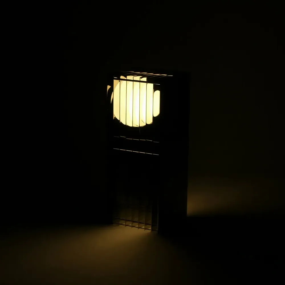 Desk lamps - LOP lamp big rectangle in mirror polished stainless steel - BANG