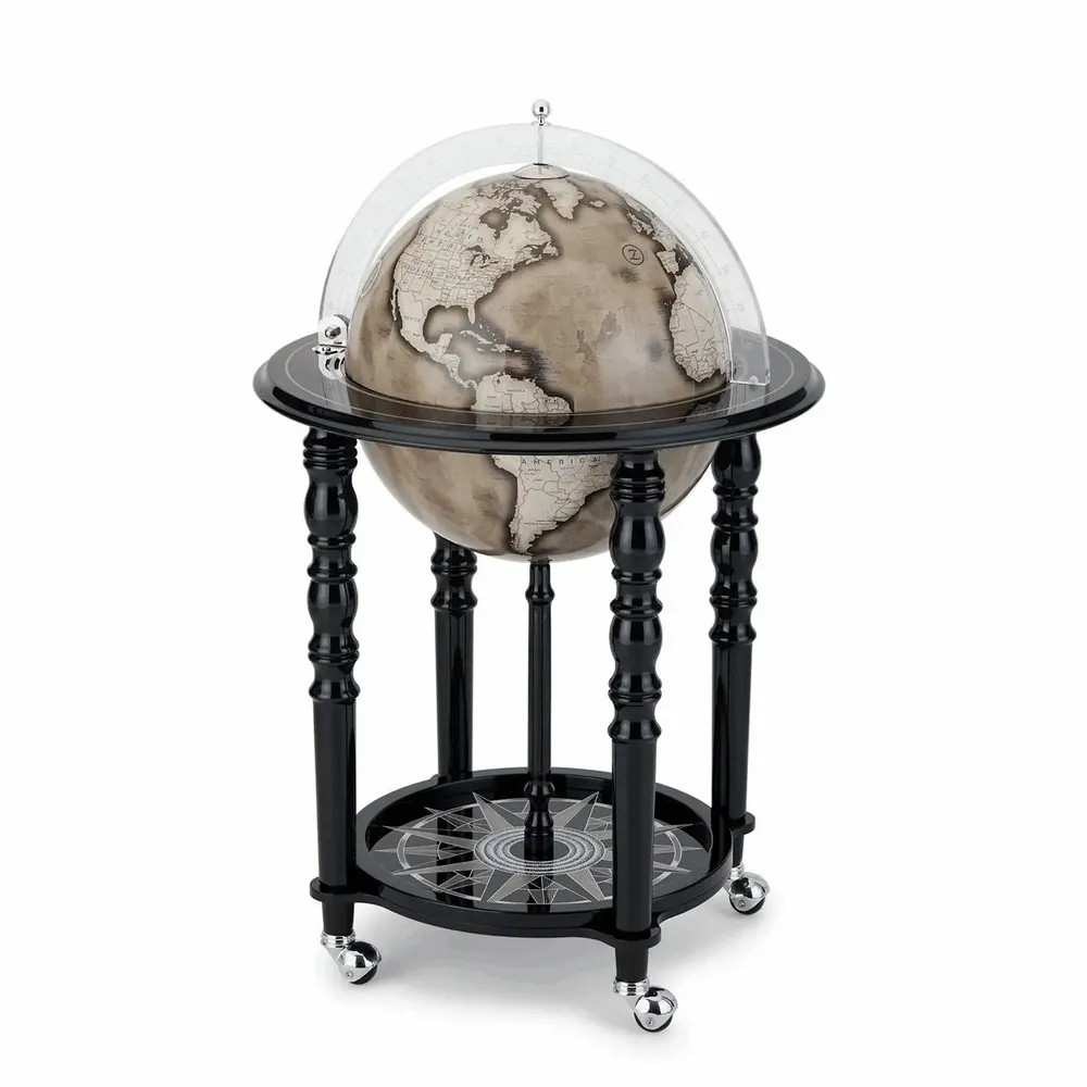 Chambres d'hôtels - Elegance Bar Globe Noir - ZOFFOLI MAPPAMONDI