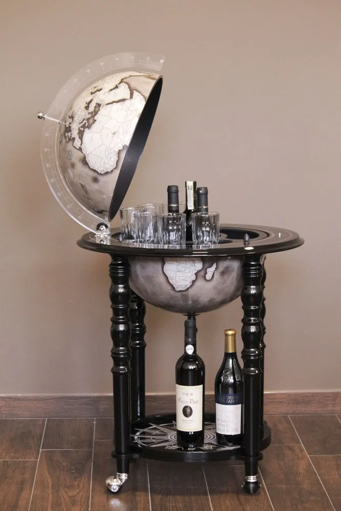 Chambres d'hôtels - Elegance Bar Globe Noir - ZOFFOLI MAPPAMONDI