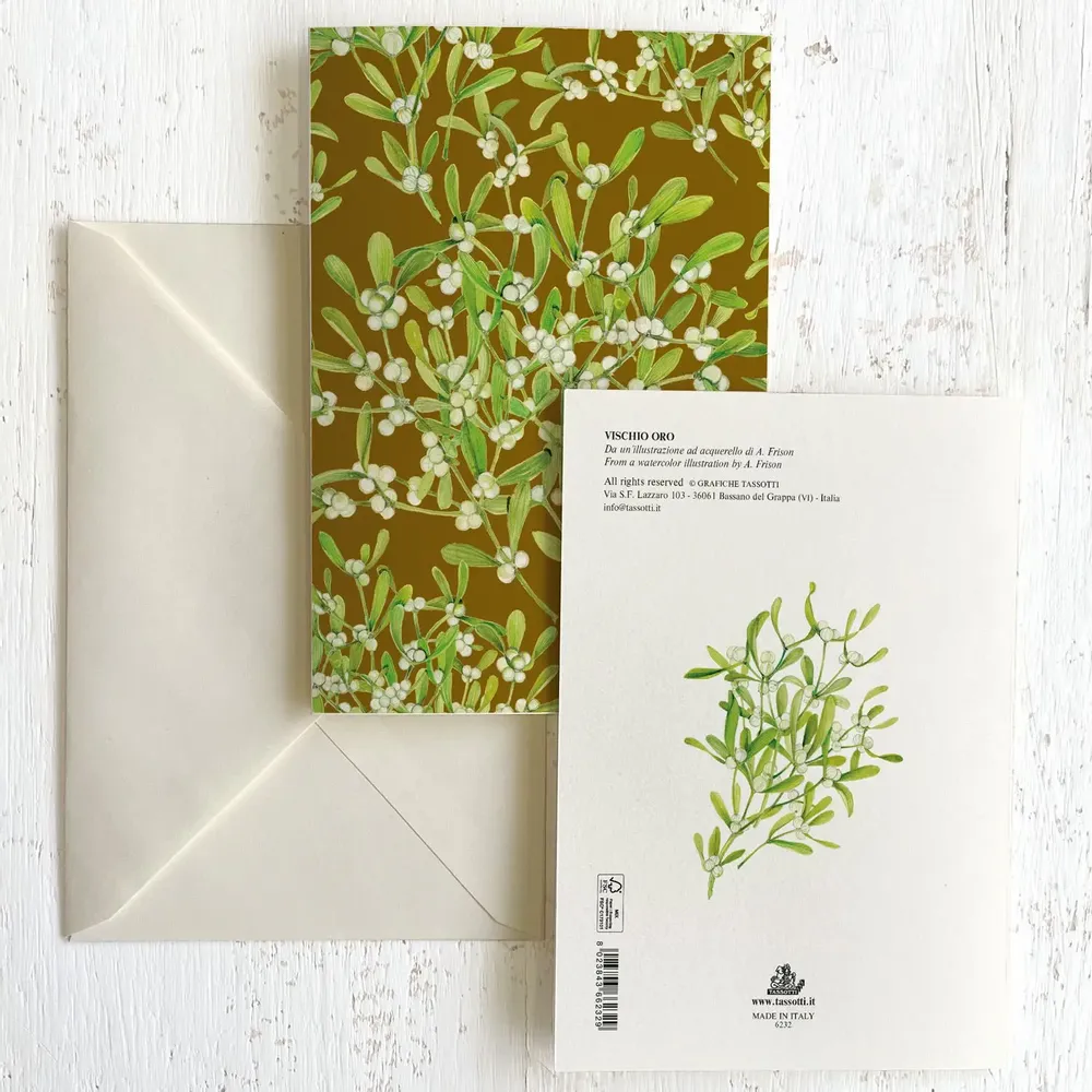 Card shop - Greeting cards with envelope "Vischio oro" - TASSOTTI - ITALY