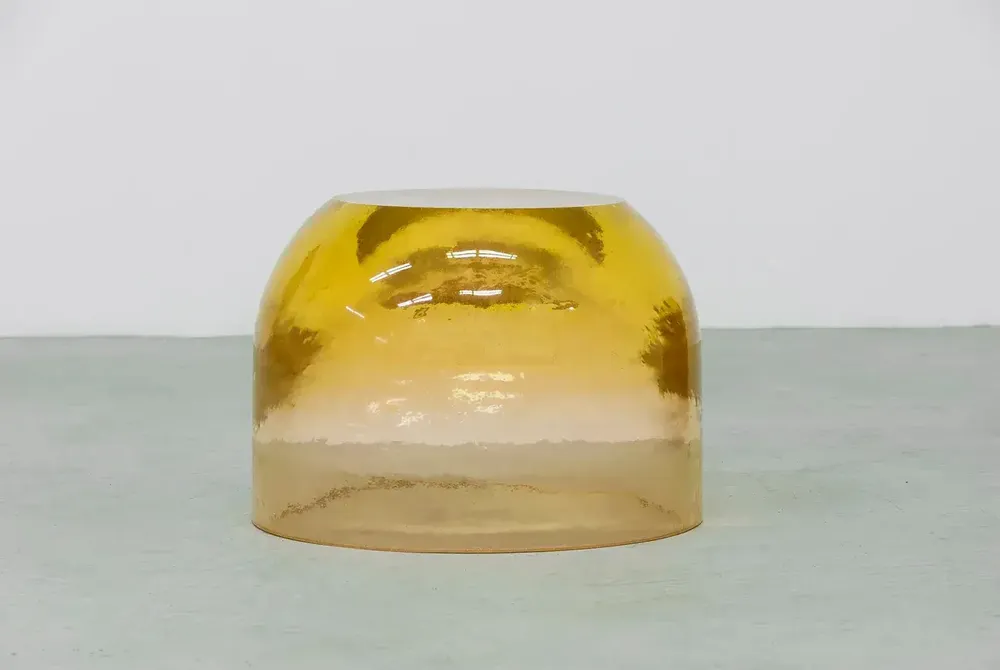 Autres tables  - Petite goutte de rosée en jaune topaze par Ian Cochran - TULESTE FACTORY