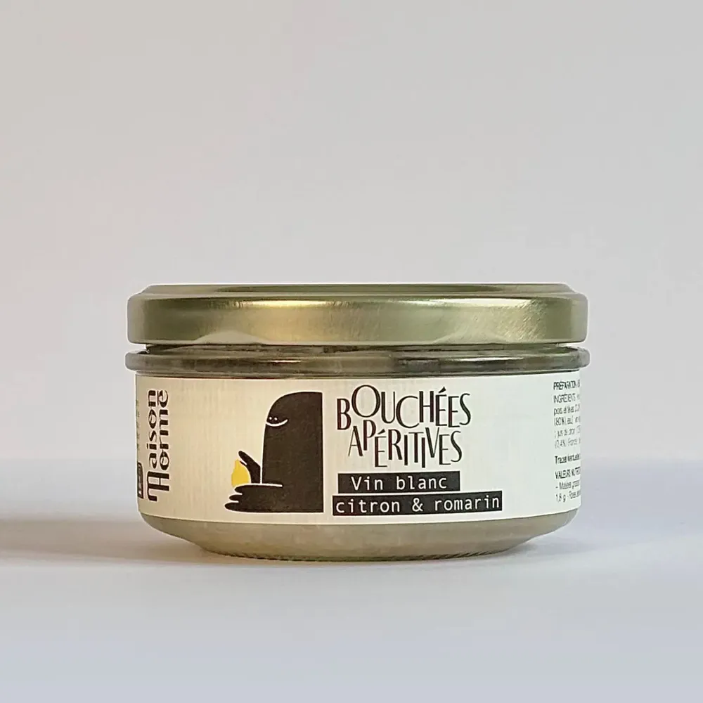 Épicerie fine - Bouchées apéritives vin blanc, citron et romarin - MAISON HORMÉ
