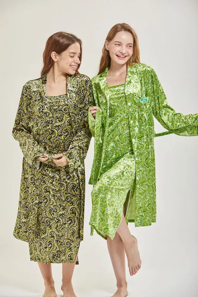 Homewear - Matelassé Robe Dress - PAUL&ANNA