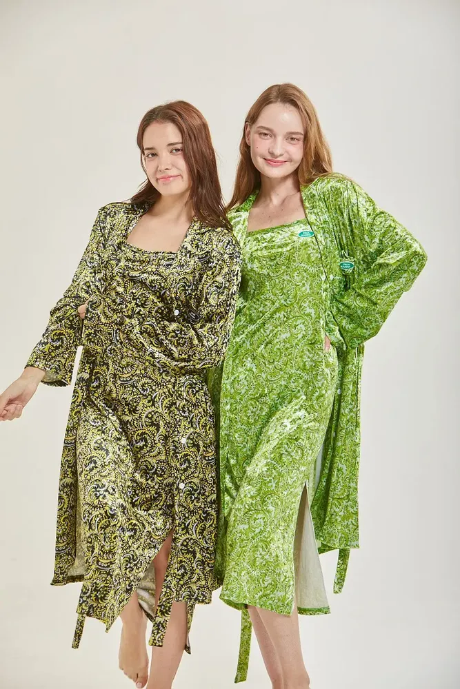 Homewear - Matelassé Robe Dress - PAUL&ANNA