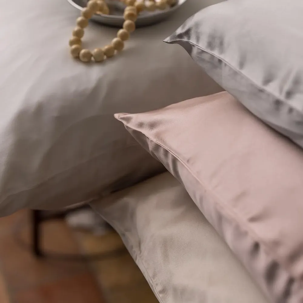 Bed linens - Ashley Vert de gris pillowcase 65x65 cm - MAISON VIVARAISE - SDE VIVARAISE WINKLER