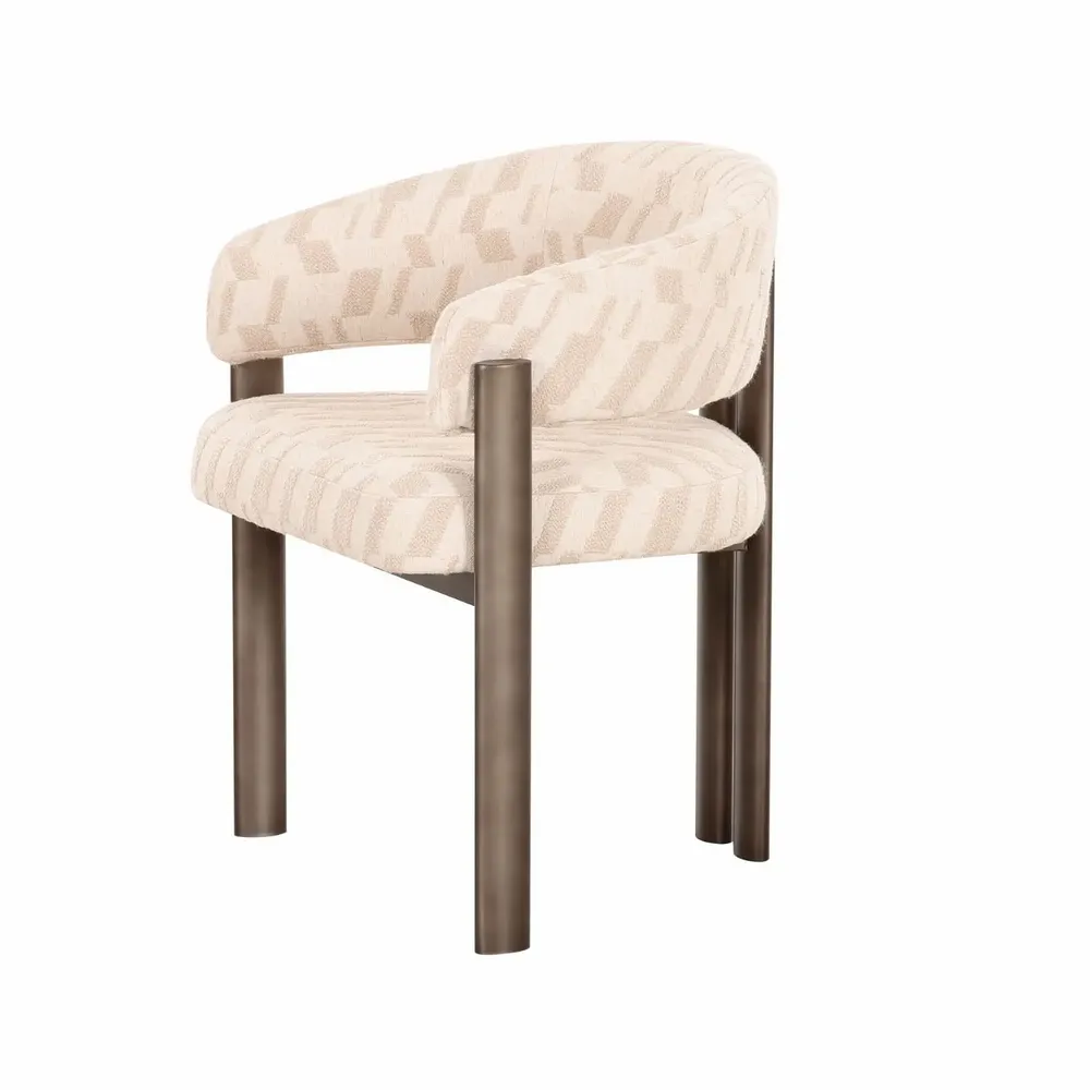 Chaises - Chaise Ninon beige - EMPREINTE DU TEMPS