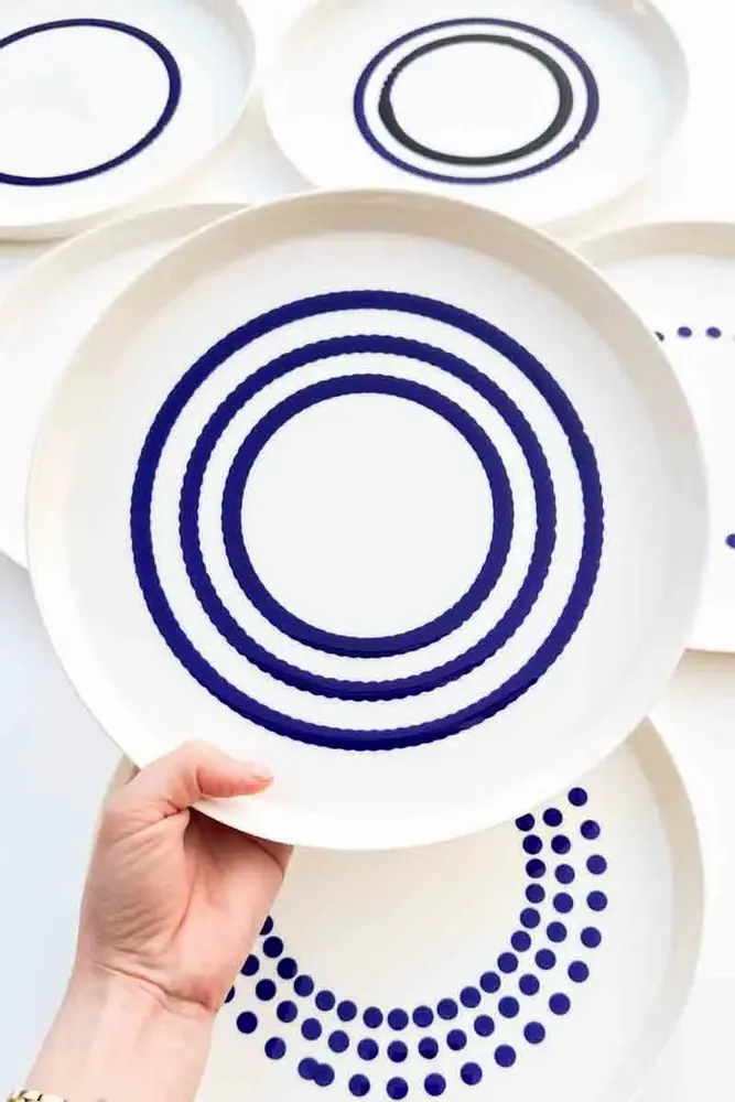 Everyday plates - Porcelain dinner plate 24 cm - MOCA TABLEWARE - STUDIO JOACHIM-MORINEAU