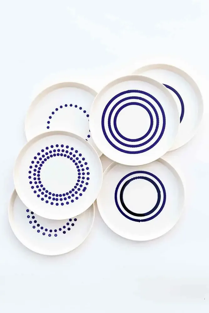 Everyday plates - Porcelain dinner plate 24 cm - MOCA TABLEWARE - STUDIO JOACHIM-MORINEAU