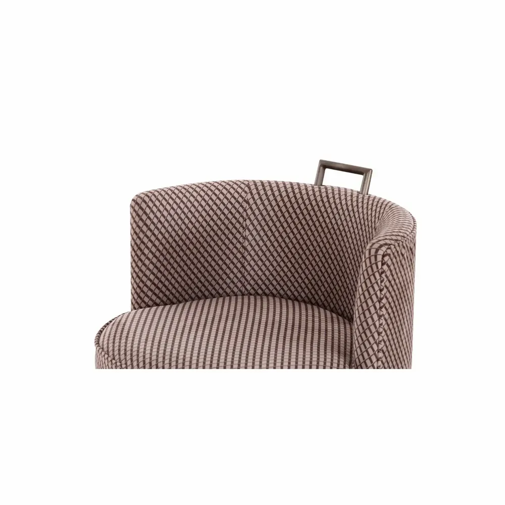 Stools - Tabouret Dana croisé black brown - EMPREINTE DU TEMPS