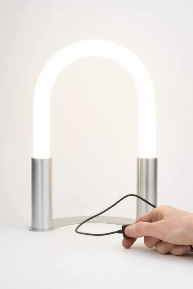 Table lamps - MINI ARCEO - ALUMINIUM TABLE LAMP - STUDIO JOACHIM-MORINEAU