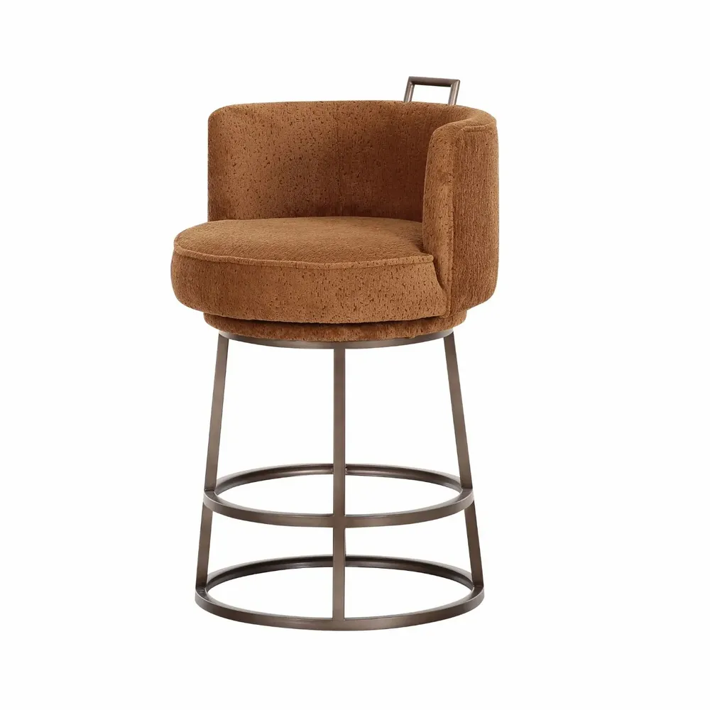 Tabourets - Tabouret Dana camel - EMPREINTE DU TEMPS
