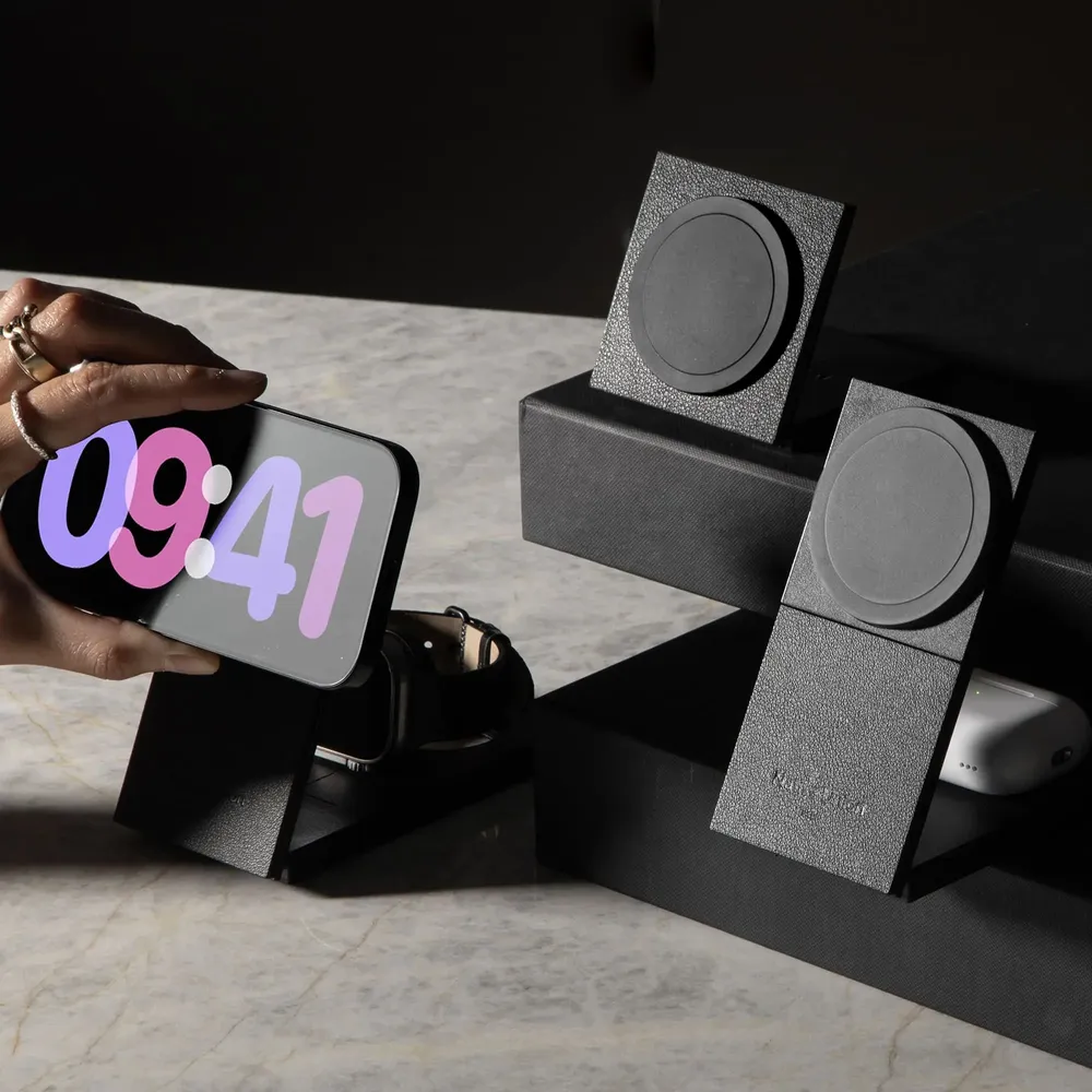 Autres objets connectés - Chargeur magnétique sans fil 3en1 Rise - NATIVE UNION
