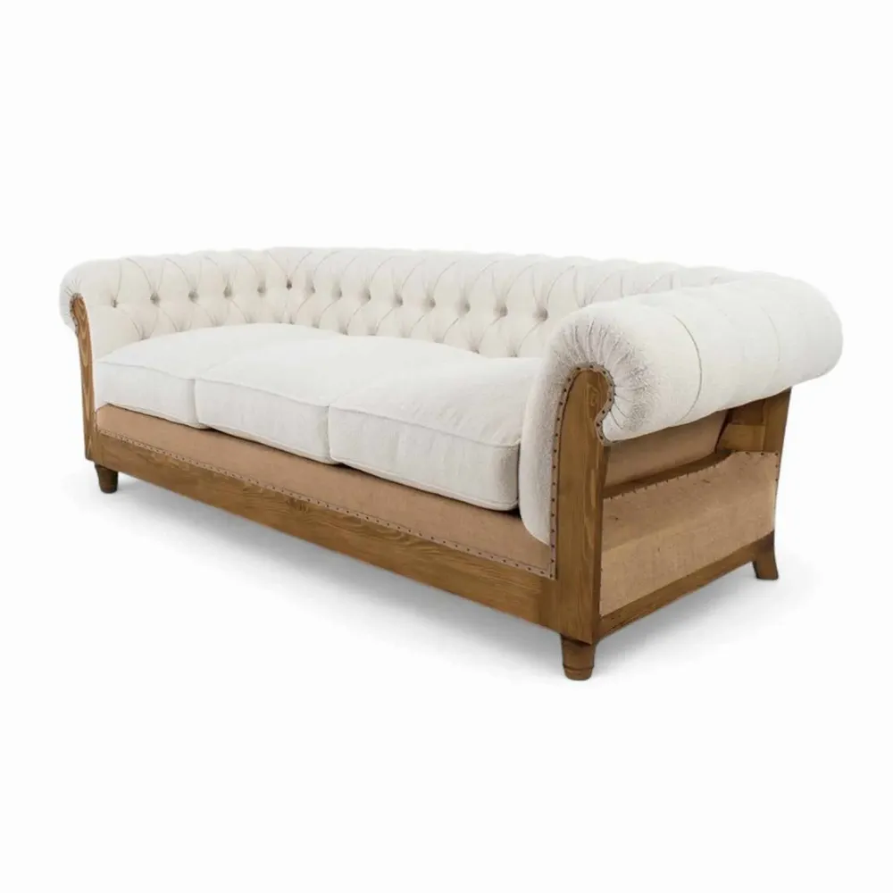 Sofas for hospitalities & contracts - Chesterfield Essence White Pearl | Sofa - CREARTE COLLECTIONS