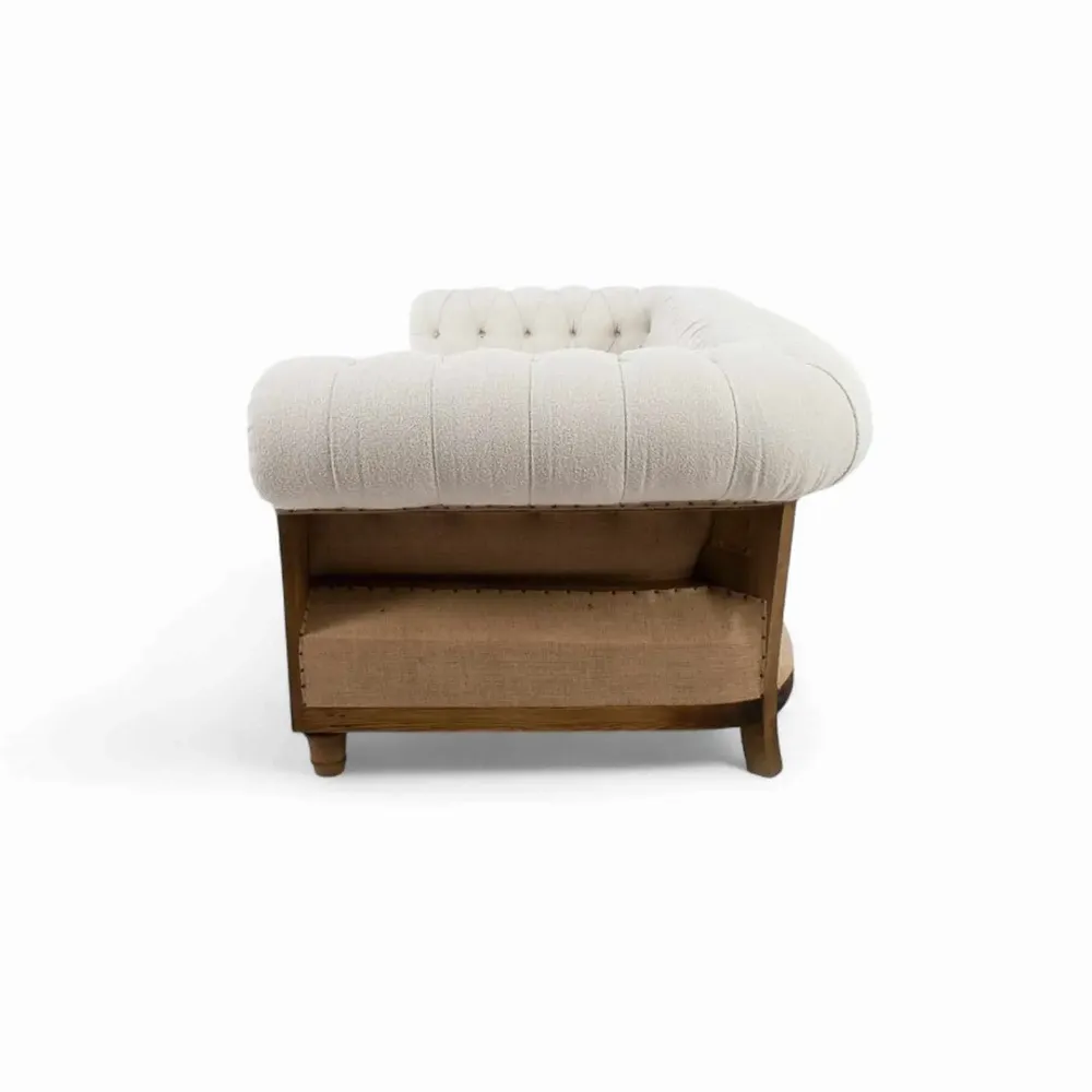Sofas for hospitalities & contracts - Chesterfield Essence White Pearl | Sofa - CREARTE COLLECTIONS