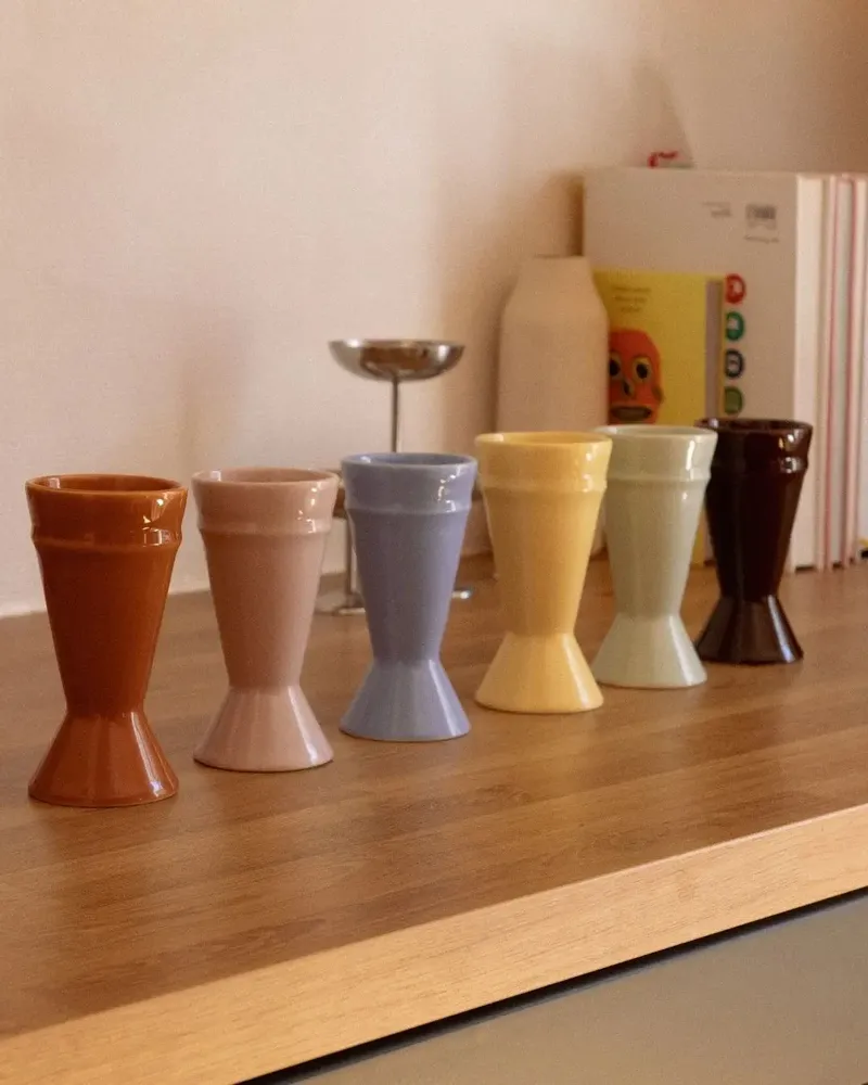 Objets de décoration - Nouveau Mazagran - Bleu - Tasse à café minimaliste, réinventée - ATELIER MAISON QUATRE