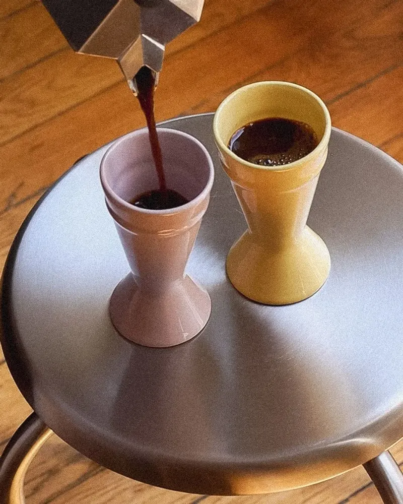 Accessoires thé et café - Nouveau Mazagran - Citron - Tasse à café iconique, réinventée - ATELIER MAISON QUATRE