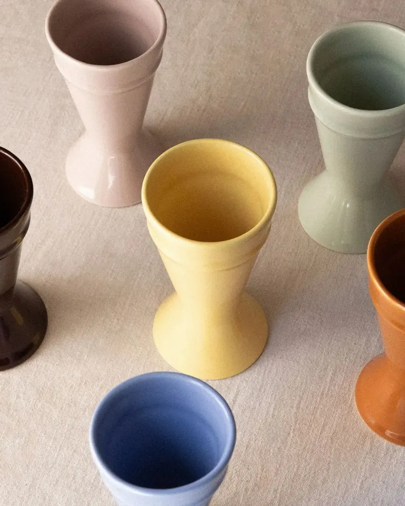 Accessoires thé et café - Nouveau Mazagran - Citron - Tasse à café iconique, réinventée - ATELIER MAISON QUATRE