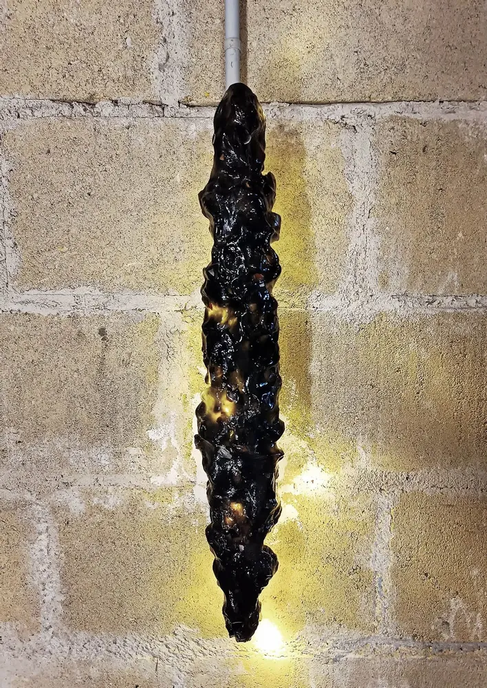 Wall lamps - Wall Lamp OBSIDIA - Flares of Lava - CENSIS RUBLISS