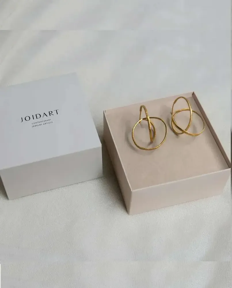 Bijoux - BOUCLES D'OREILLES DORÉES EMBOLIC GRANDES - JOIDART