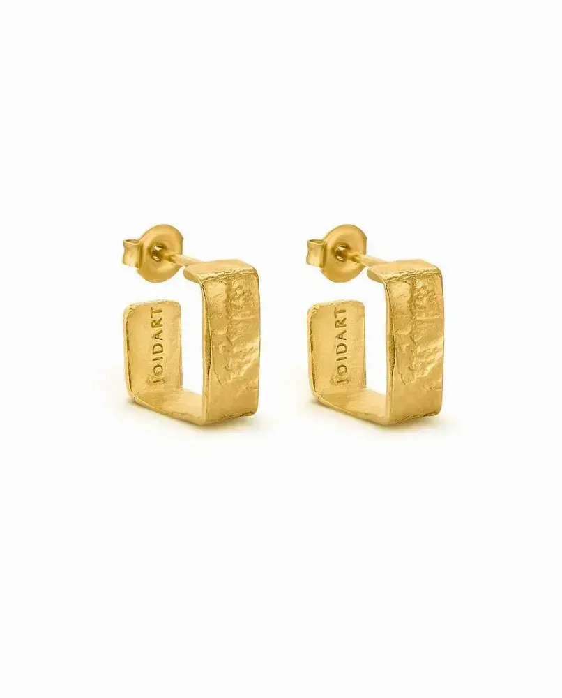 Jewelry - SMALL GOLDEN EARRINGS LIGNIS WIDE - JOIDART