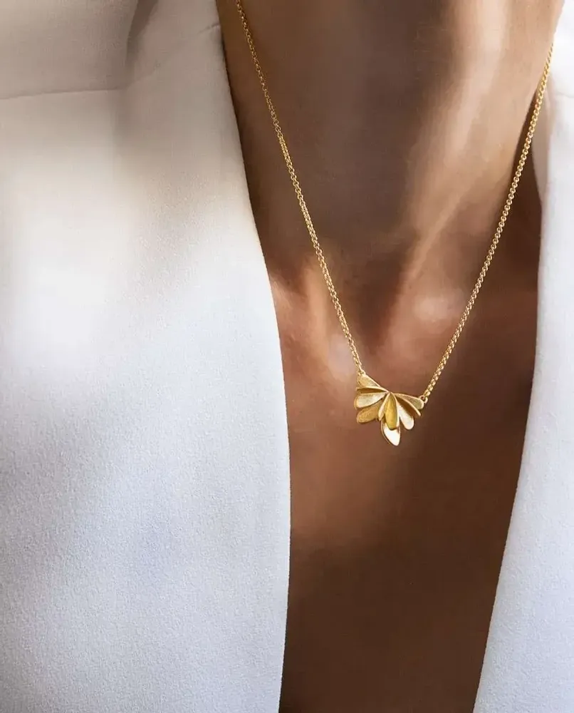 Jewelry - GOLDEN NECKLACE VOL CENTRAL MOTIF - JOIDART