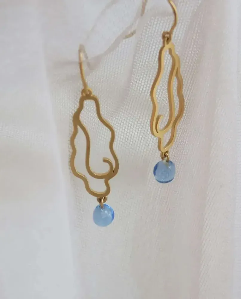 Jewelry - GOLDEN EARRINGS GAUDÍ JEWELRY LA PEDRERA - JOIDART