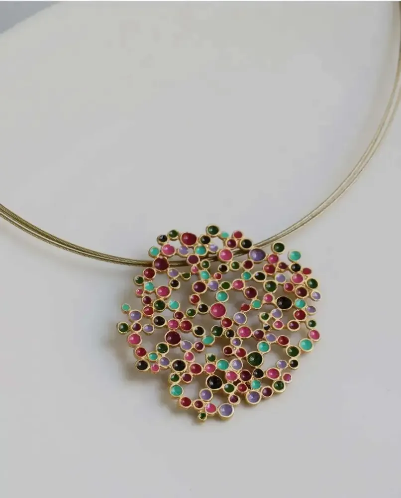 Bijoux - COLLIER DORÉE CANDY COLOURS GRAND - JOIDART
