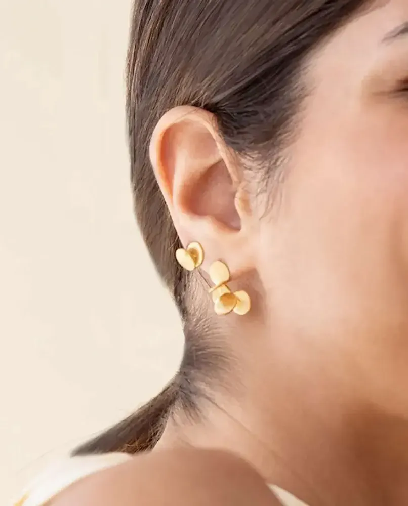 Jewelry - GOLDEN EARRINGS ARAI SMALL - JOIDART