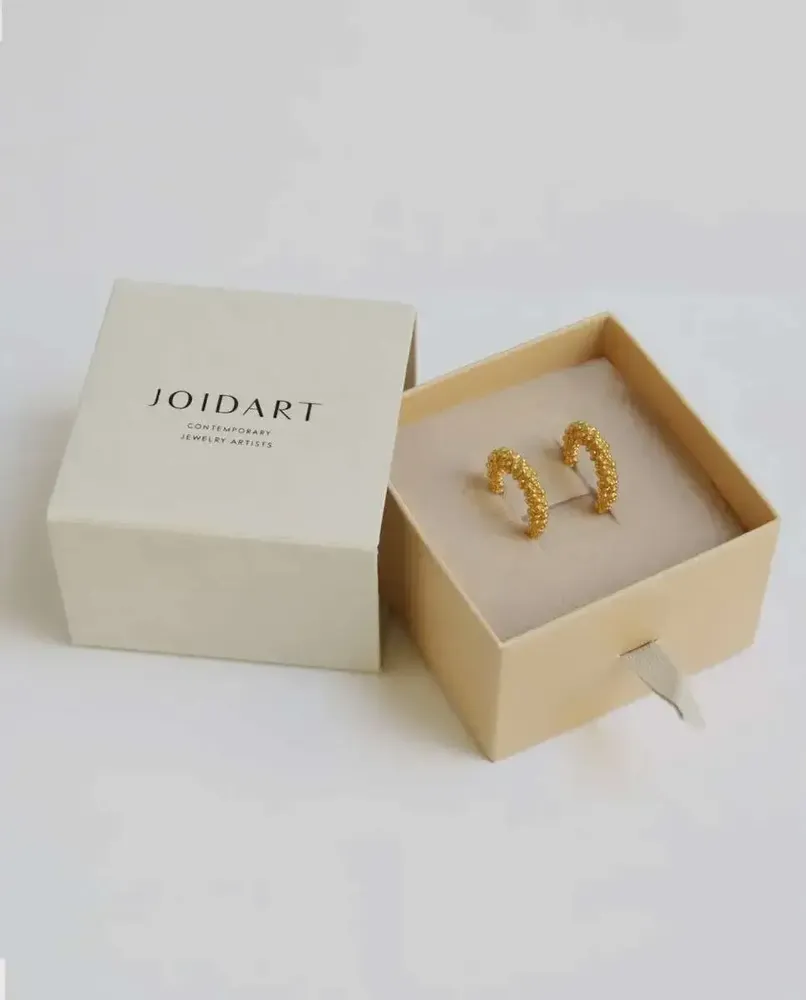 Bijoux - BOUCLES D'OREILLES DORÉES STARDUST MOYENNES - JOIDART