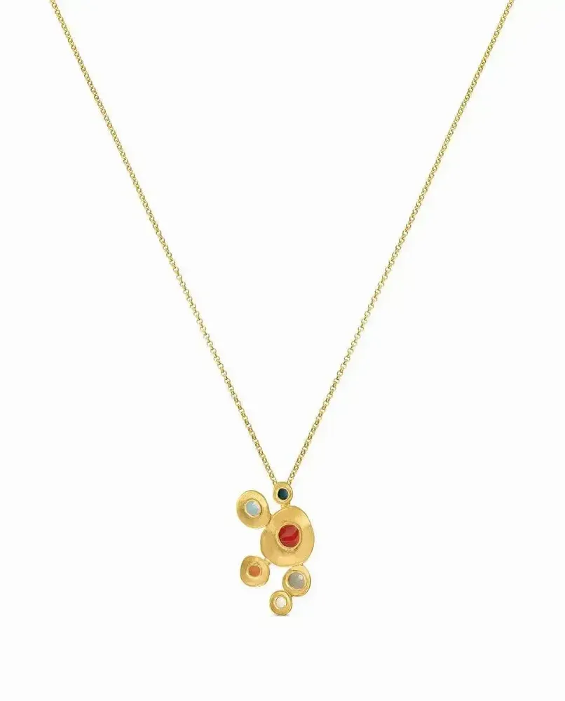 Jewelry - GOLDEN NECKLACE FAVORITA COLORS SMALL - JOIDART