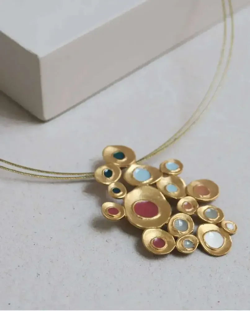 Bijoux - COLLIER DORÉE FAVORITA COLORS GRAND - JOIDART