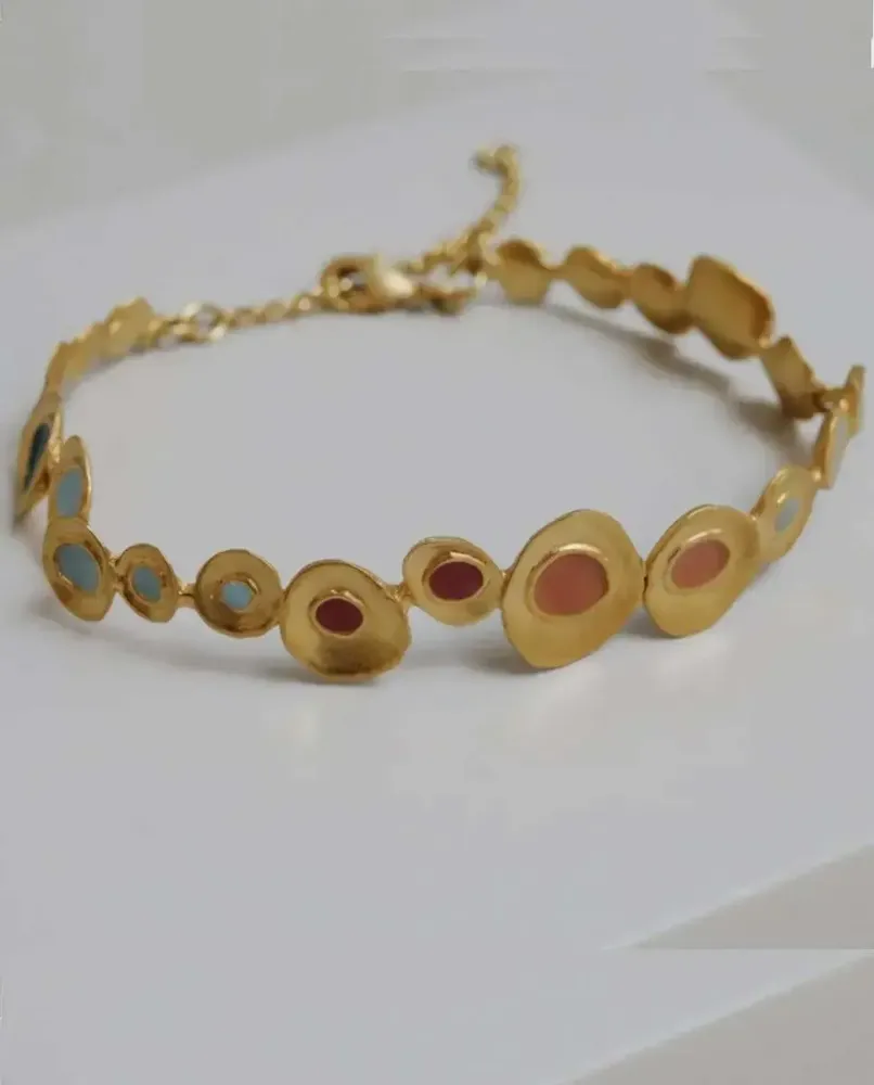 Bijoux - BRACELET DORÉ FAVORITA COLORS - JOIDART