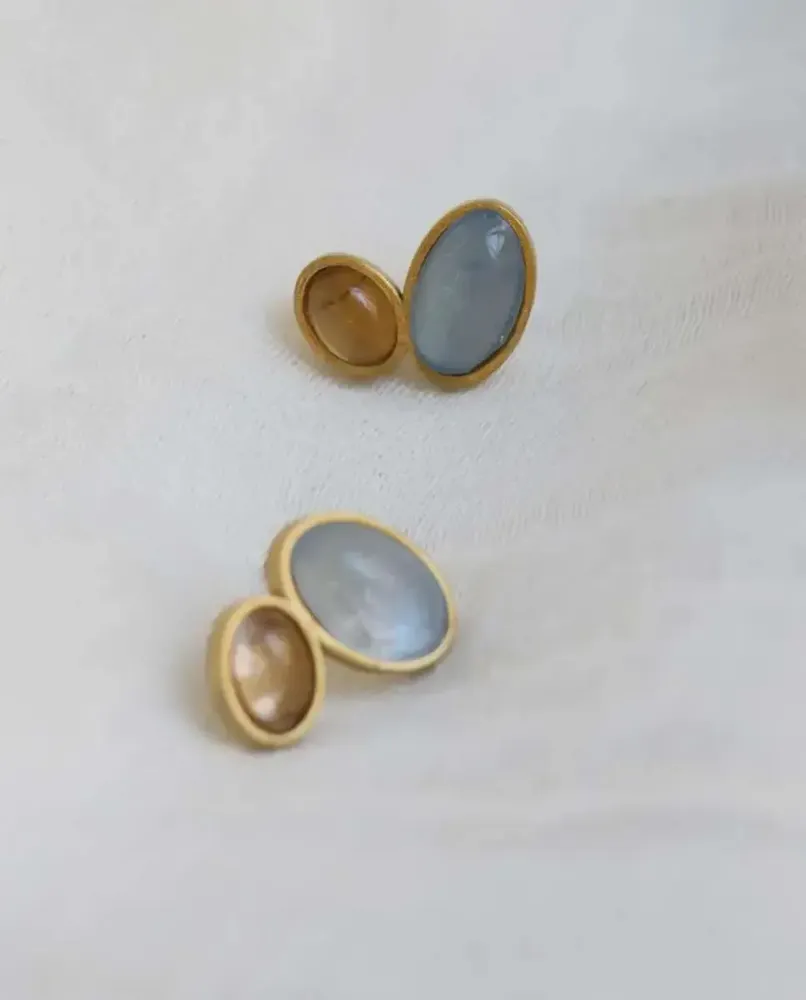 Bijoux - BOUCLES D'OREILLES DORÉES ALEGRIA PETITES - JOIDART