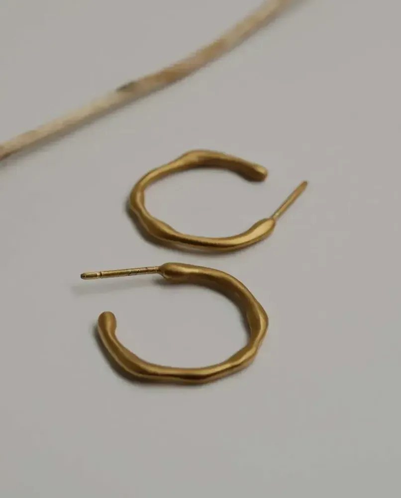 Bijoux - BOUCLES D'OREILLES DORÉES CLARA PETITES - JOIDART