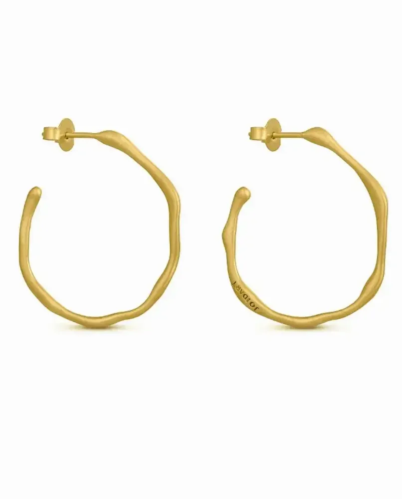 Bijoux - BOUCLES D'OREILLES DORÉES CLARA MOYENNES - JOIDART