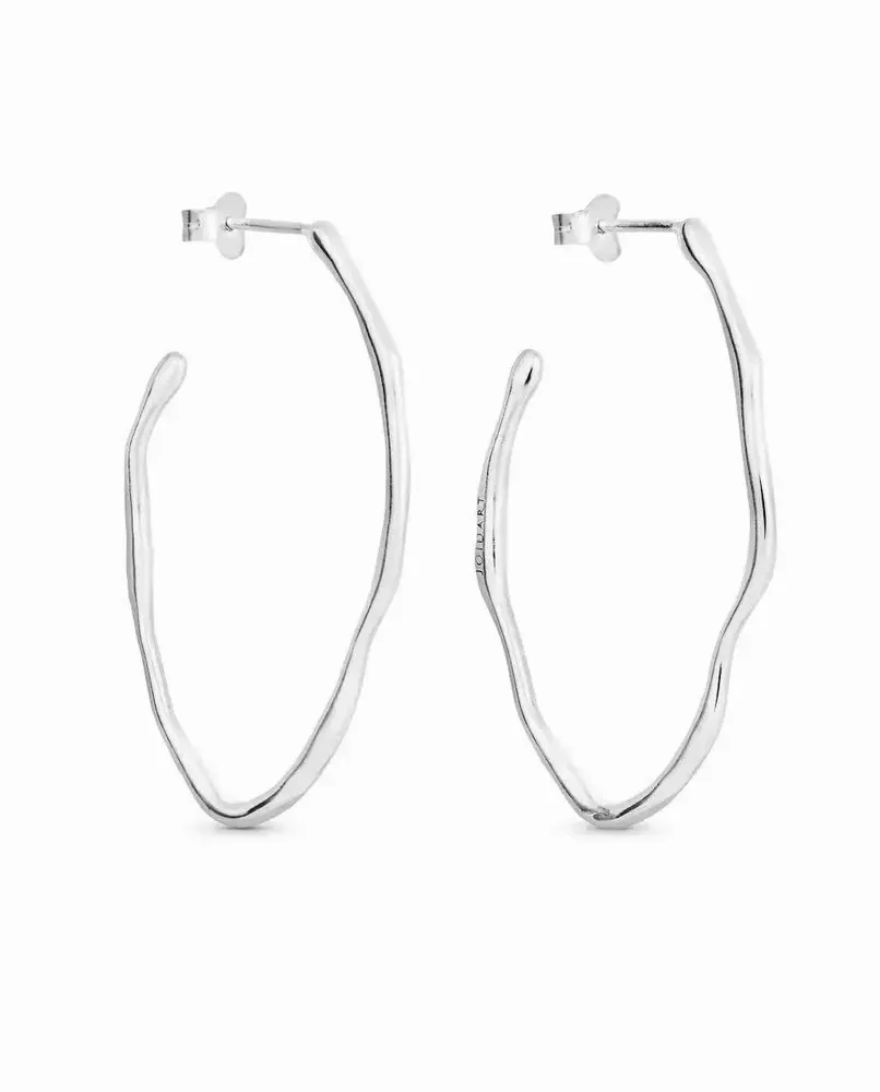 Bijoux - BOUCLES D'OREILLES EN ARGENT CLARA OVALES MOYENNES - JOIDART