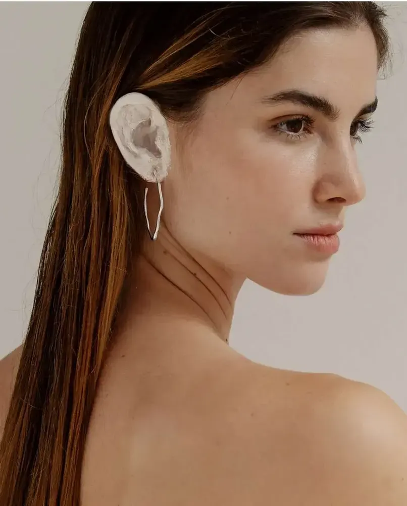 Bijoux - BOUCLES D'OREILLES EN ARGENT CLARA OVALES MOYENNES - JOIDART