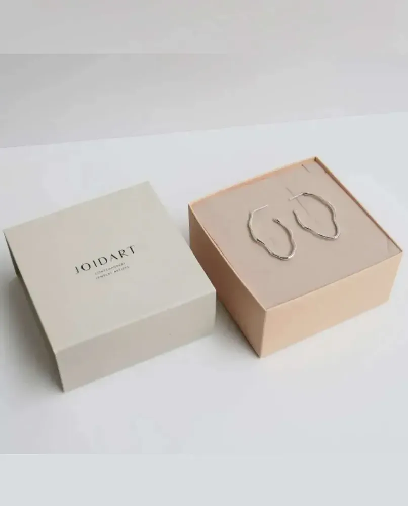 Bijoux - BOUCLES D'OREILLES EN ARGENT CLARA OVALES MOYENNES - JOIDART