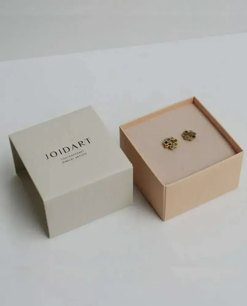 Bijoux - BOUCLES D'OREILLES DORÉES CANDY MOON PETITES - JOIDART