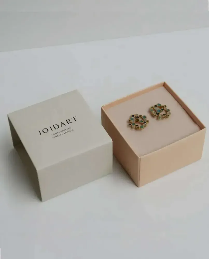 Bijoux - BOUCLES D'OREILLES DORÉES CANDY MOON GRANDES - JOIDART