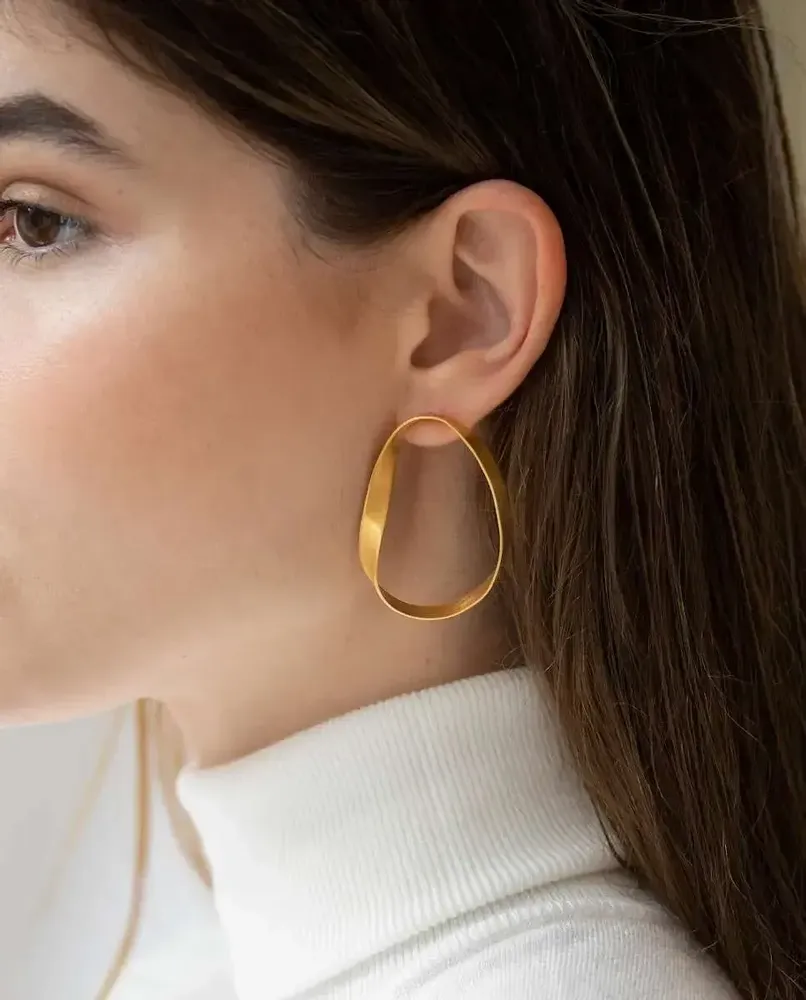 Jewelry - GOLDEN EARRINGS OCEANICA LARGE - JOIDART