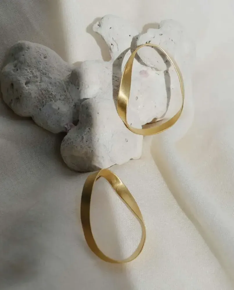 Jewelry - GOLDEN EARRINGS OCEANICA LARGE - JOIDART