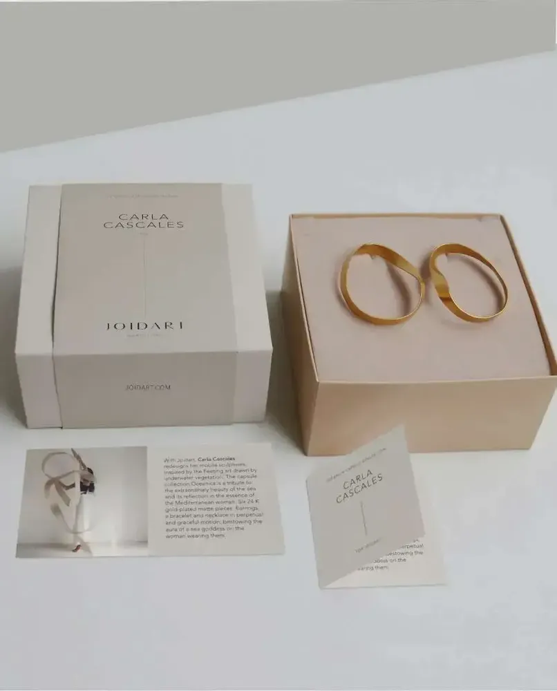 Jewelry - GOLDEN EARRINGS OCEANICA LARGE - JOIDART