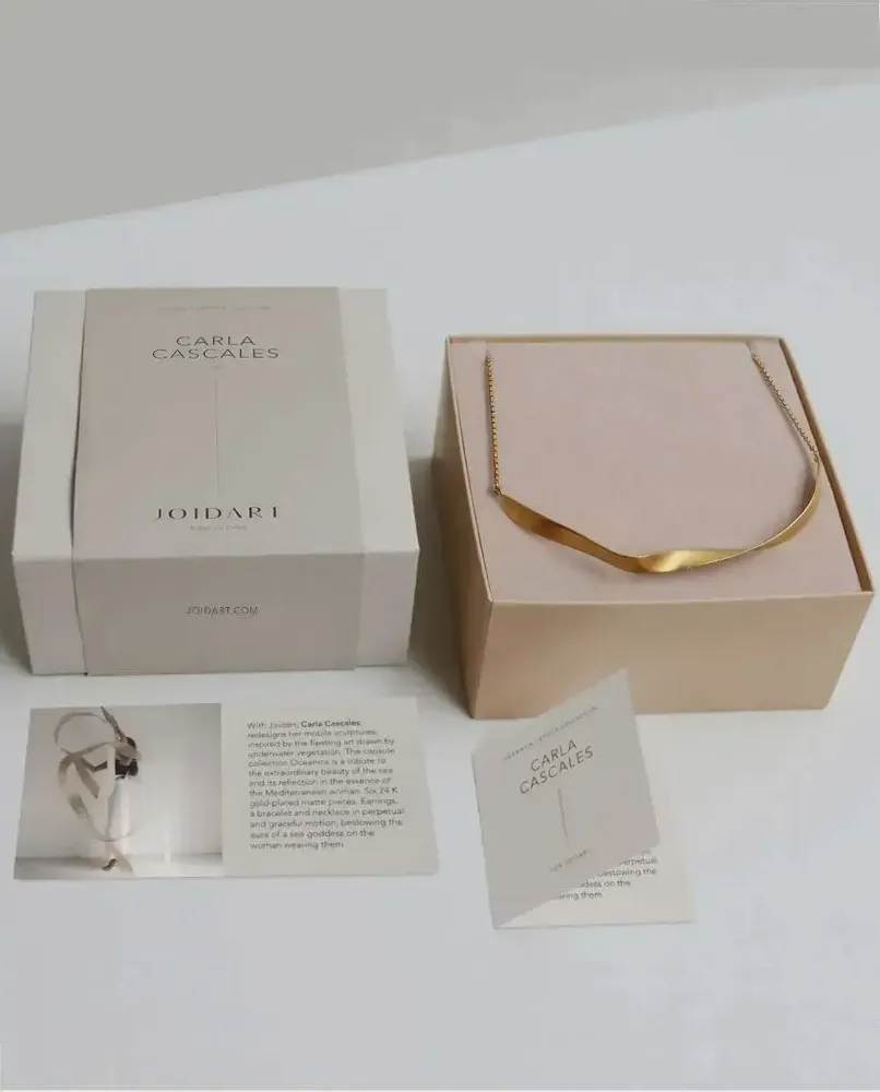 Bijoux - COLLIER DORÉE OCEANICA - JOIDART